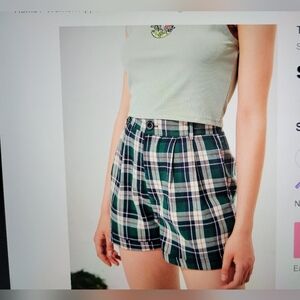 ROMWE TARTAN PLAID SHORTS - NWT SUPER CUTE!!